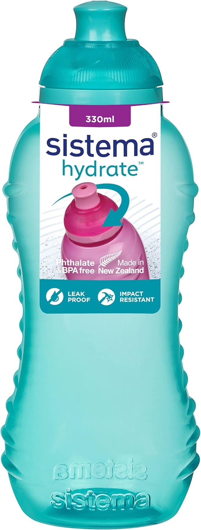 Sistema Twist 'n' Sip Squeeze Kids Water Bottle 1 Sistema Twist ‘n’ Sip Squeeze Kids Water Bottle